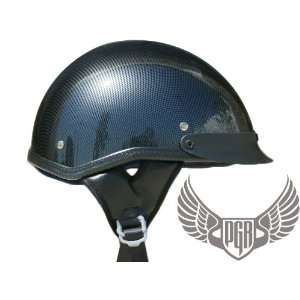   Helmet DOT approved Cruiser (Medium, Carbon Fiber Print) Automotive