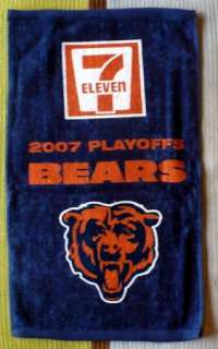 2007 CHICAGO BEARS PLAYOFF TOWEL FAN GIVEAWAY  