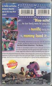 BARNEYS GREAT ADVENTURE THE MOVIE VHS VIDEO  