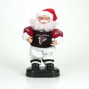 BSS   Atlanta Falcons NFL Animated Rock & Roll Dancing Santa (12)