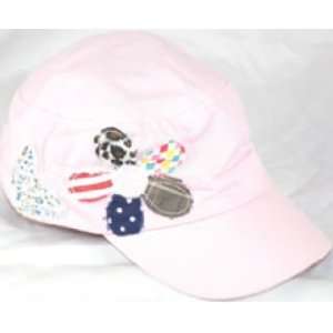  Tickled Pink HAT123 Hat with Flower   Pink Health 