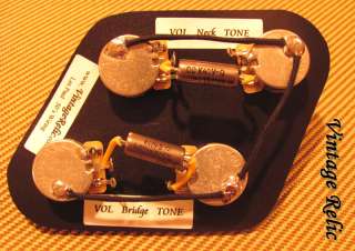 Pre wired harness 4 Gibson Les Paul Historic NOS K40Y 9 caps CTS 550k 