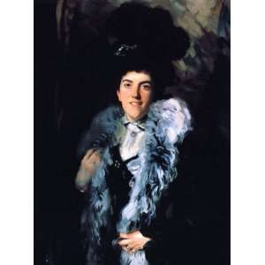 Oil Painting: Mrs. John William Crombie (Minna Watson): John Singer Sa
