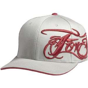Fox Racing Revelations Mens Flexfit Fashion Hat/Cap   Grey / Large/X 