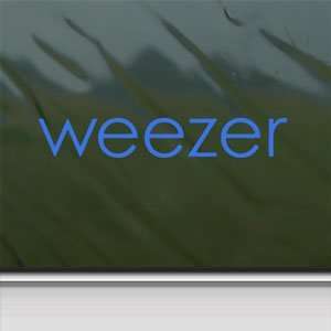  Weezer Blue Decal Rock Band Car Truck Bumper Window Blue 