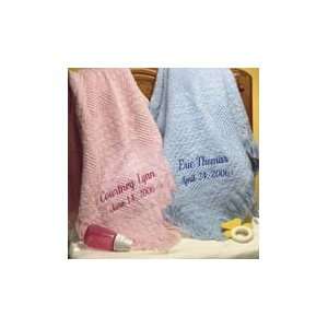  Personalized Baby Blanket (Pink): Baby