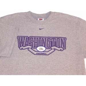 Nike Team College Football Practice Tee Washington:  Sports 