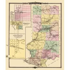    TREMPEALEAU COUNTY WISCONSIN/WI LANDOWNER MAP 1878