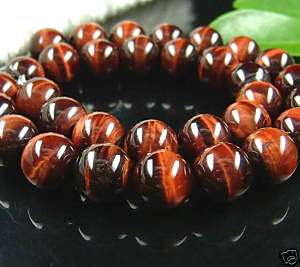 12mm AAA nature red tiger eye stone beads strand 16  