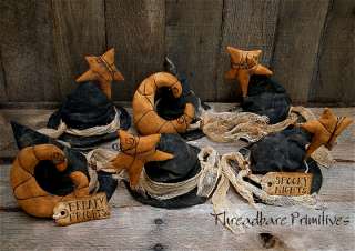 PATTERN Witch Hat Ornies Halloween FALL Pattern TBP  