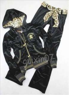 9685 Roberto Cavalli Womens Fashion Leopard Belt Tracksuit M XL Black 