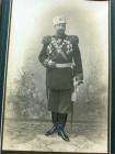 One of a kind silver frame&photo of King Ferdinand I Imperial Russian 