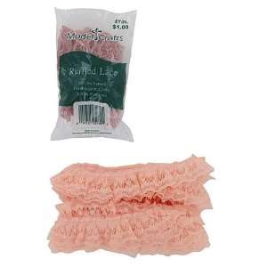  50 Bags of Peach Ruffled Edge Lace 12 Home & Kitchen