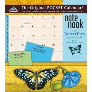  Butterflies Note Nook Pocket 2013 Wall Calendar Office 