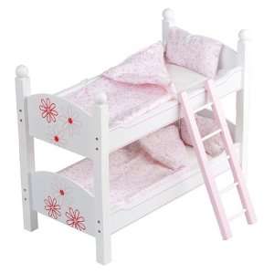  18 Inch Doll Floral Bunk Bed Furniture   Beds Fit 18 