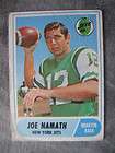 1968 Topps #65 Joe Namath New York Jets POOR (wear/crea