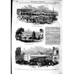   1848 WESTERN RAILWAY WATERLOO BRIDGE WESTMINSTER ROAD