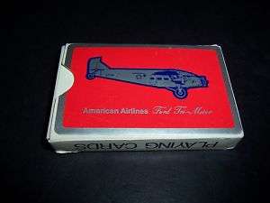 Deck American Airlines playing cards Ford Tri Motor  