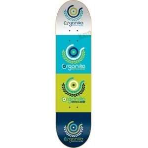    Organika Skateboards Seal of Approval Blue Deck