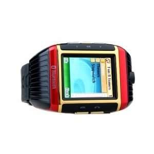   Watch Cell Phone Red and Gold (2gb Tf Card): Cell Phones & Accessories