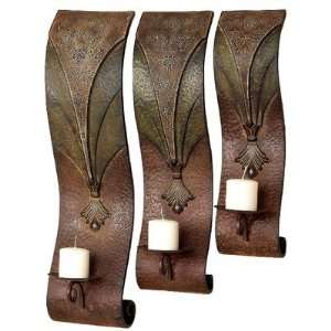  Candle Holders Wall Decor (Set of 3): Home & Kitchen