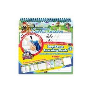  Dry Erase Book, Cursive, 6 Page, Assorted Electronics