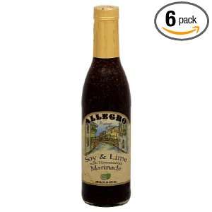 Allegro Soy and Lime with Horseradish Marinade, 12.7 Ounce Glass (Pack 
