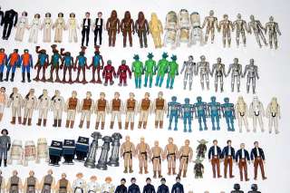 359 Vintage Star Wars Action Figures Huge Lot weapons accessories 