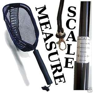 Weigh & Measure LANDING NET for fly or spin fishing rod  