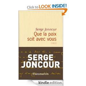 Que la paix soit avec vous (LITTERATURE FRA) (French Edition): Serge 