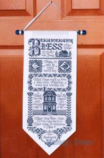 Janlynn Counted Cross Stitch kit 8 x 18 ~ BLESS THIS HOUSE Sale 023 