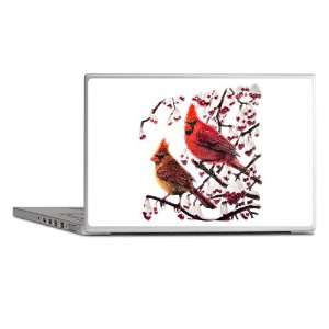  Laptop Notebook 17 Skin Cover Christmas Cardinals Snowy 
