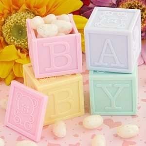  Baby Blocks Favor Containers (1 1/4in. H)   pack of 4 