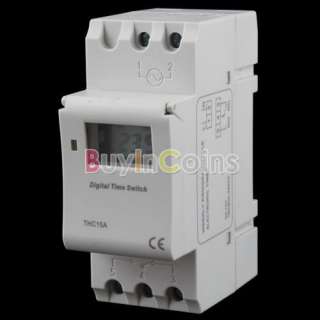   Digital LCD Power Weekly Programmable Timer AC 12V Time Relay Switch