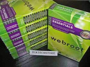Webroot Internet Security Essentials 2011 3 PC  