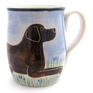  Deluxe CHOCOLATE Labrador Retriever Mug: Kitchen & Dining
