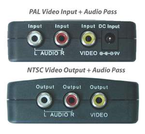   pal to ntsc for color space conversion automatic brightness and color