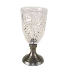  10 Inch Crystal Glass Candle Holders (set Of 2): Home 