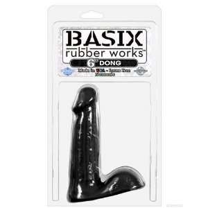  Basix rubber works 6in dong   black: Health & Personal 
