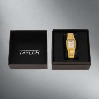 Taylor Swiss Mens Squared Grid Watch  