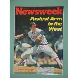  Nolan Ryan California Angels Fastest Arm In The West June 