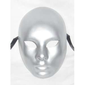   Custom Silver Volto Venetian Masquerade Party Mask
