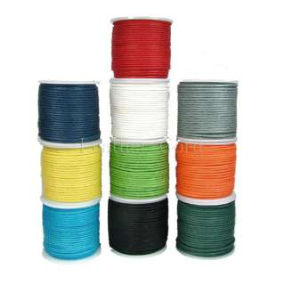 PICK ANY 1! * WAXED COTTON CORD * ~28 YARDS SPOOL ROLL  