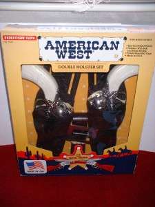   Tootsie Toy Die Cast Cap Gun & Double Holster Set American West  