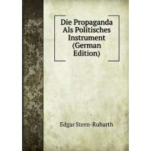   Politisches Instrument (German Edition) Edgar Stern Rubarth Books