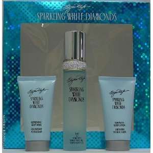  Sparkling White Diamonds by Elizabeth Taylor, 3 piece gift 