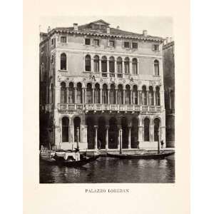  1905 Print Palazzo Loredan Ambasciatore Gothic Palace 