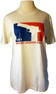 1911 Major League Guns, Custom Organic American Apparel T Shirt, Large 