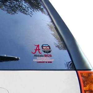   Tide 2012 BCS National Championship Game Small Cling  Automotive