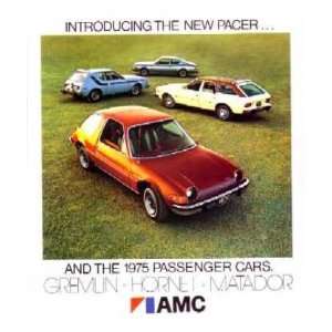  1975 AMC Introducing the Pacer Sales Brochure Book 